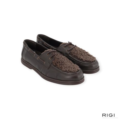 Catwalk, CTWLK Elona mocassin voor dames in bruin leer.