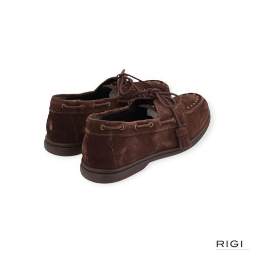 Catwalk, CTWLK Elowen mocassin in bruin suède voor dames. 