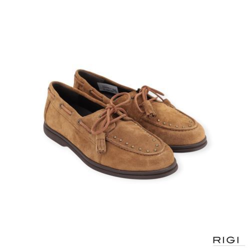 Catwalk, CTWLK Elowen mocassin in cognac suède voor dames. 