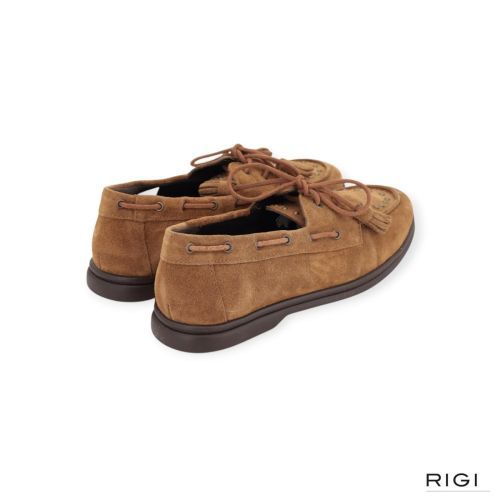 Catwalk, CTWLK Elowen mocassin in cognac suède voor dames. 