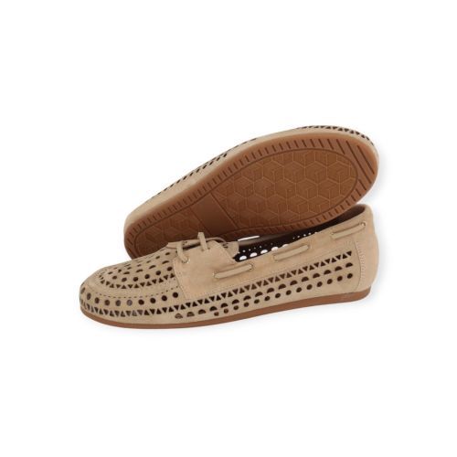 CTWLK Catwalk Gigi mocassin in beige leer.