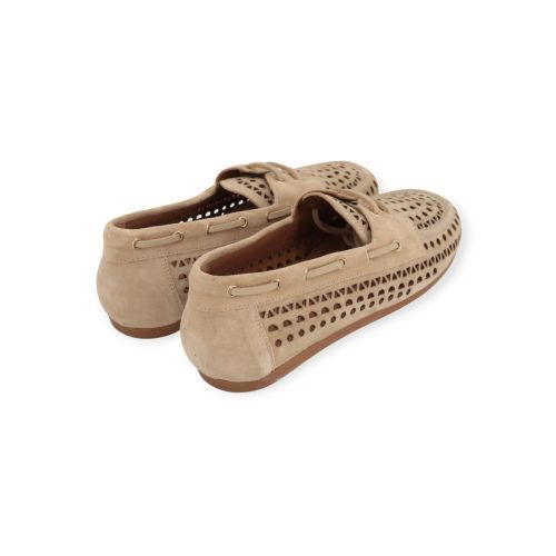 CTWLK Catwalk Gigi mocassin in beige leer.