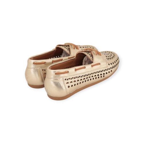 CTWLK Catwalk Gigi mocassin in goud shinning leer.