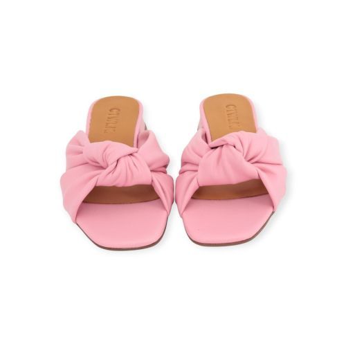 Catwalk CTWLK Gipsy slipper, muiltje voor dames in roze leer. Catwalk CTWLK Gipsy slipper, muiltje voor dames in roze leer.