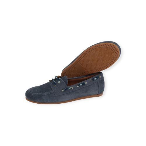 Catwalk Giraf mocassin in blauw suède voor dames.