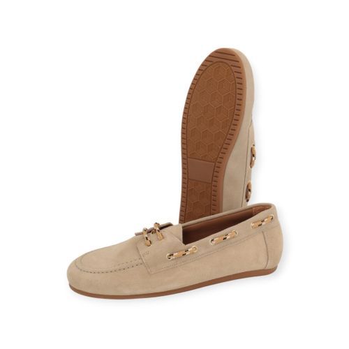 CTWLK Catwalk Giraf dames mocassin in het zand suede.