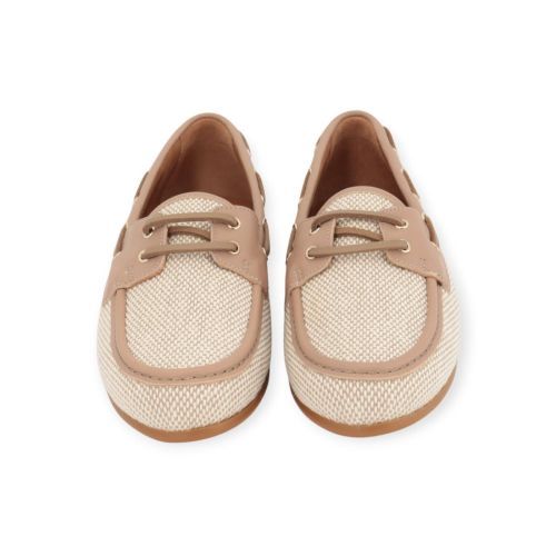 Catwalk CTWLK Girona mocassin beige raffia leer voor dames.