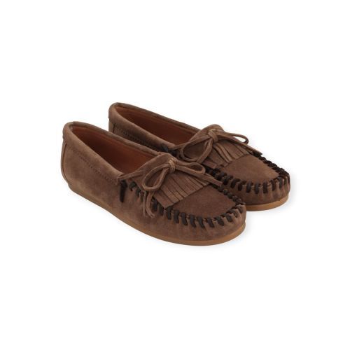 Ctwlk Catwalk Patron dames mocassin in het bruin suede.