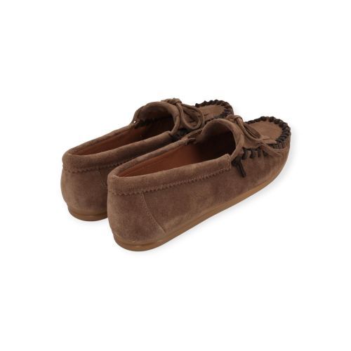 Ctwlk Catwalk Patron dames mocassin in het bruin suede.