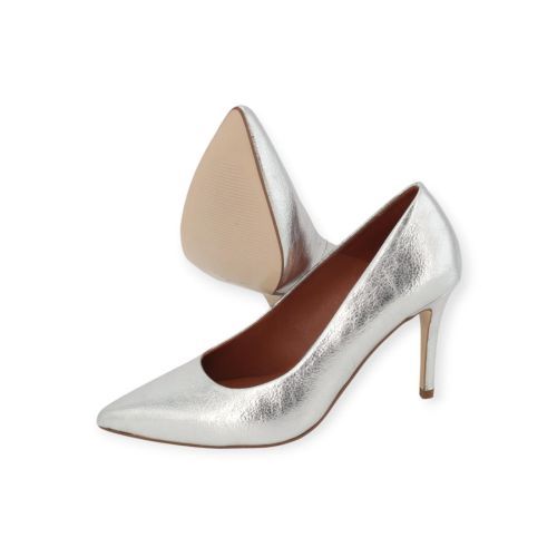 Catwalk CTWLK Rabella H2 pump voor dames in zilver shining leer. Catwalk CTWLK Rabella H2 pump voor dames in zilver shining leer.