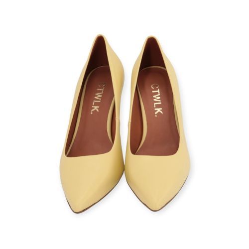 CTWLK – Catwalk Rabella Z5 Pump in lichtgeel voor dames. 