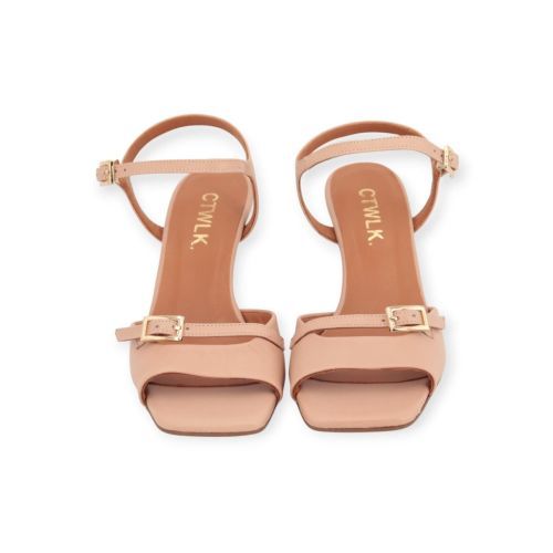 CTWLK Ramble X3 sandaal voor dames in roze / nude leer. CTWLK Ramble X3 sandaal voor dames in roze / nude leer.