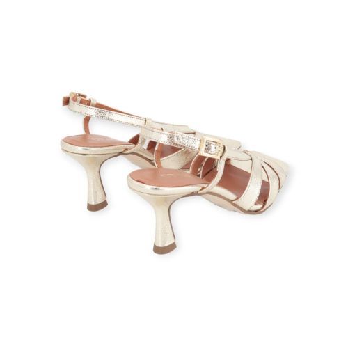 CTWLK Rianne F8 sandaal in goud voor dames.