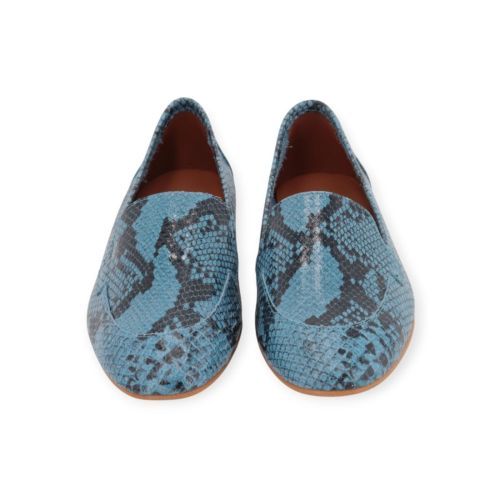 CTWLK Catwalk Ritacha M1 dames mocassin in jeans pitton print. CTWLK Catwalk Ritacha M1 dames mocassin in jeans pitton print.