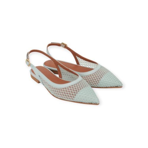 CTWLK Catwalk Romee R1 ballerina in lichtblauw leer voor dames. CTWLK Catwalk Romee R1 ballerina in lichtblauw leer voor dames.