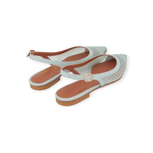 CTWLK Catwalk Romee R1 ballerina in lichtblauw leer voor dames. CTWLK Catwalk Romee R1 ballerina in lichtblauw leer voor dames.