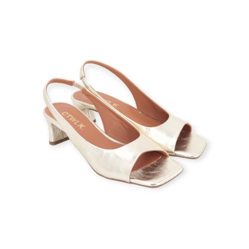 CTWLK Ronny G7 sandaal in goud voor dames. 