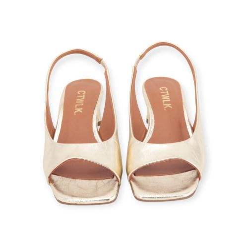 CTWLK Ronny G7 sandaal in goud voor dames. 