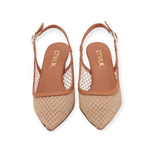 CTWLK Rubi Q9 pump voor dames in het cognac. CTWLK Rubi Q9 pump voor dames in het cognac.