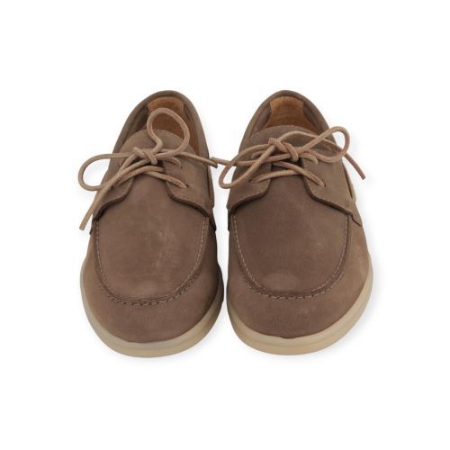 CTWLK Catwalk Simon Q7 veterschoen in taupe suède voor heren. 