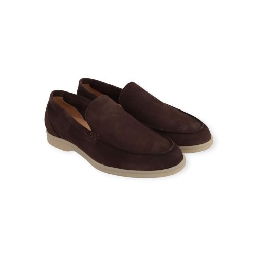 CTWLK Catwalk Spencer Q3 mocassin in bruin suède voor heren. CTWLK Catwalk Spencer Q3 mocassin in bruin suède voor heren.