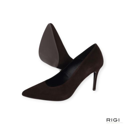 CTWLK Tabella/A6 pump in bruin suède voor dames. 