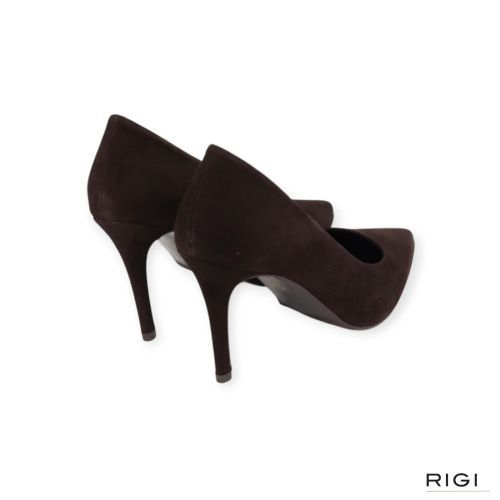 CTWLK Tabella/A6 pump in bruin suède voor dames. 
