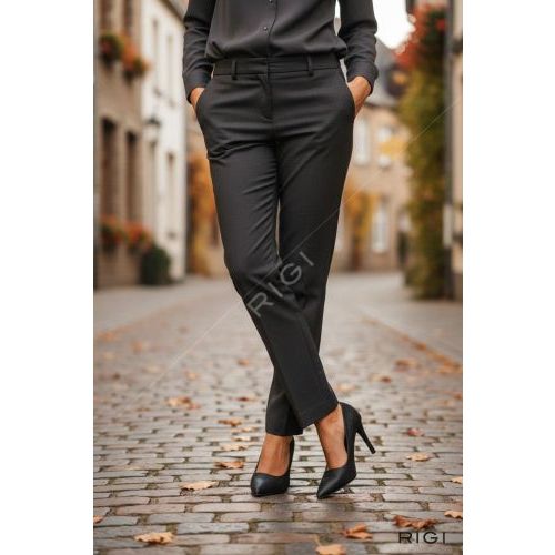 CTWLK Tabella/J8 pump in zwart metallic suède voor dames. 
