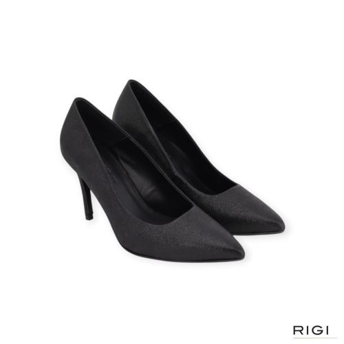 CTWLK Tabella/J8 pump in zwart metallic suède voor dames. 