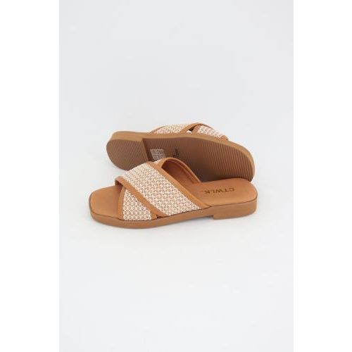 CTWLK - Catwalk Slipper - Muiltje  Cognac dames (Valentina 76 - Valentina 76) - Rigi