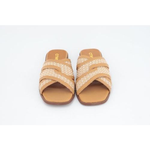 CTWLK - Catwalk Slipper - Muiltje  Camel dames (Versailles 78 - Versailles 78) - Rigi