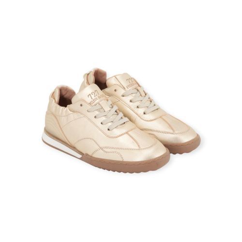 Cycleur De Luxe Achilea sneaker voor dames in goud shining leer. 