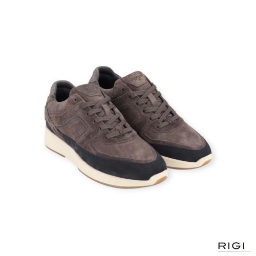 Cycleur De Luxe Aubisque NB1 sneaker voor heren in blauw, grijs suède. 