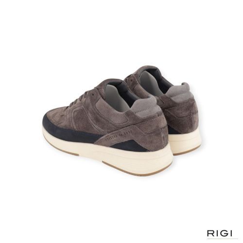 Cycleur De Luxe Aubisque NB1 sneaker voor heren in blauw, grijs suède. 