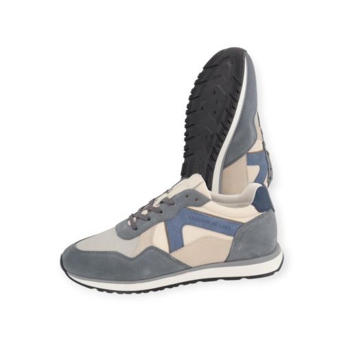 Cycleur De Luxe Campy P2 sneaker voor heren in blauw suède.