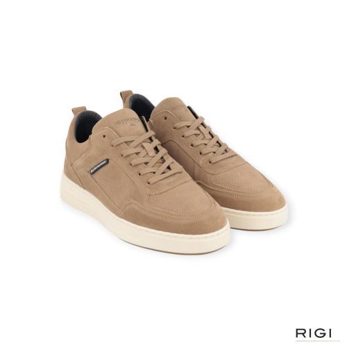 Cycleur De Luxe Commuter C2 sneaker voor heren in kaki, taupe suède. Cycleur De Luxe Commuter C2 sneaker voor heren in kaki, taupe suède.