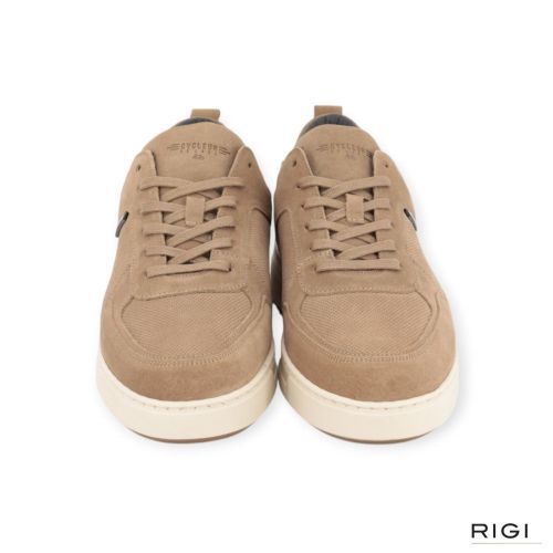 Cycleur De Luxe Commuter C2 sneaker voor heren in kaki, taupe suède. Cycleur De Luxe Commuter C2 sneaker voor heren in kaki, taupe suède.