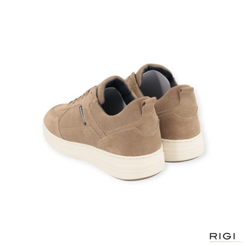 Cycleur De Luxe Commuter C2 sneaker voor heren in kaki, taupe suède. Cycleur De Luxe Commuter C2 sneaker voor heren in kaki, taupe suède.