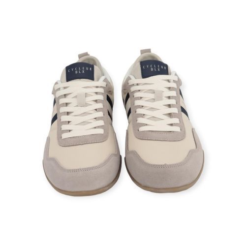 Cycleur de Luxe CR14 heren sneaker in het beige met grijs suede. Cycleur de Luxe CR14 heren sneaker in het beige met grijs suede.