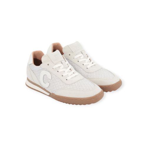 Cycleur De Luxe Cuscuta sneaker voor dames in off wit suède en mesh. Cycleur De Luxe Cuscuta sneaker voor dames in off wit suède en mesh.