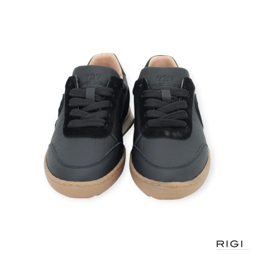 Cycleur De Luxe Cuscuta dames sneaker in zwart leer. Cycleur De Luxe Cuscuta dames sneaker in zwart leer.
