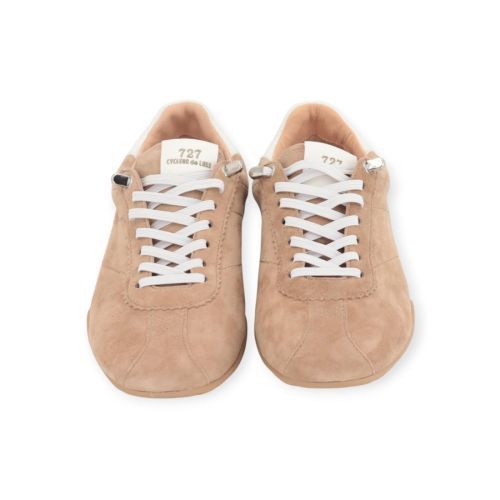 Cycleur De Luxe DL08 sneaker voor dames in zand suède. 