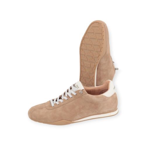 Cycleur De Luxe DL08 sneaker voor dames in zand suède. 