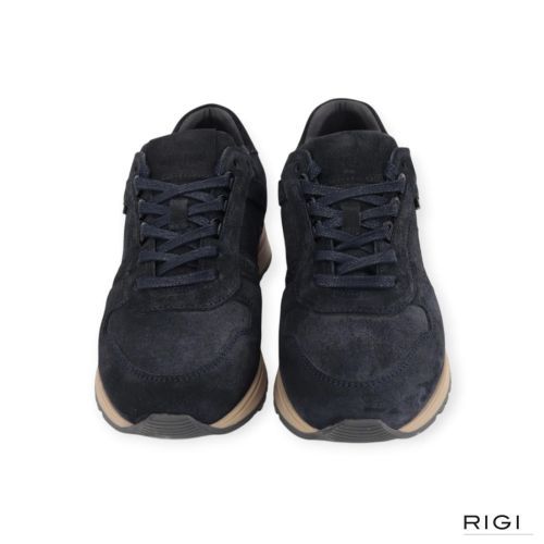 Cycleur De Luxe Jog V2 sneaker voor heren in blauw navy suède. 