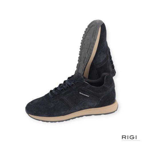 Cycleur De Luxe Jog V2 sneaker voor heren in blauw navy suède. 