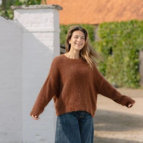 Cycleur De Luxe Sweater - Trui Bordeaux dames (Mary CDLWT252019 - Mary CDLWT252019) - Rigi Cycleur De Luxe Sweater - Trui Bordeaux dames (Mary CDLWT252019 - Mary CDLWT252019) - Rigi