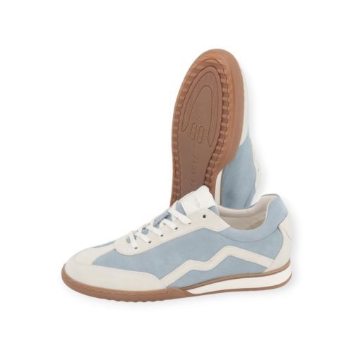 Cycleur De Luxe New Crash 2 sneaker voor heren in lichtblauw suède.