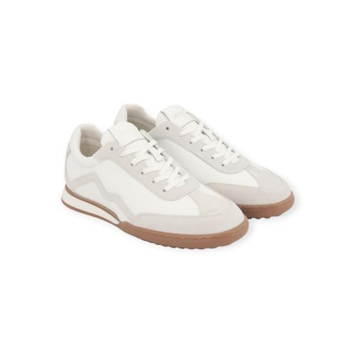 Cycleur De Luxe New Crash 3 sneaker voor heren in wit leer.