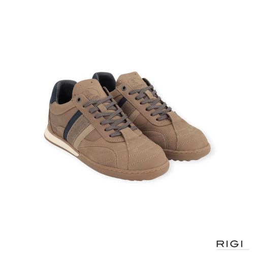Cycleur De Luxe new crush born sneaker in taupe nubuck voor heren.