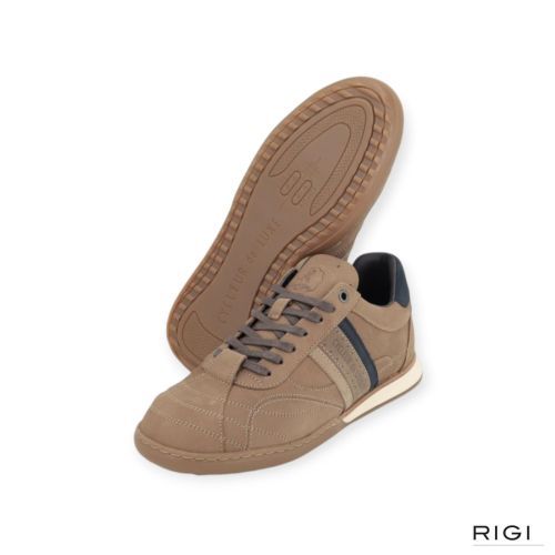 Cycleur De Luxe new crush born sneaker in taupe nubuck voor heren.